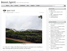Tablet Screenshot of boost-spirit.com